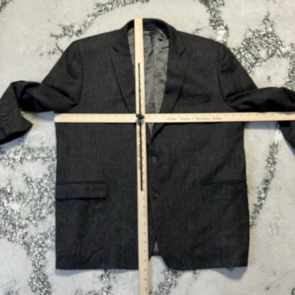 Brooks Brothers Blazer Mens 48R Gray Fabric woven in Italy by Lanificio di Pray - Picture 5 of 12